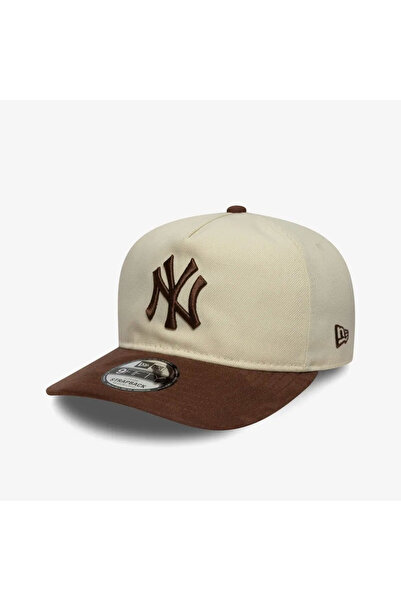 NEW ERA Șapcă Suede Visor 9FIFTY AF NEYYAN Bej 60771819