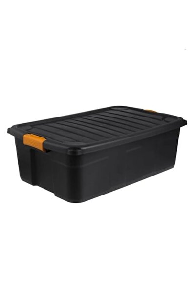 OEM Cutie de depozitare, rezistentă, cleme de fixare, plastic, negru, 60L, 71...