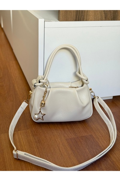 Bagnest Yıldız Charm Detaylı Şık Kadın El ve Omuz Çantası