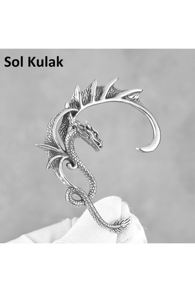 Viking Ejderha Kanat Tasarım Çivi Model S+ Kalite 316L Paslanmaz&Kararmaz Çel...