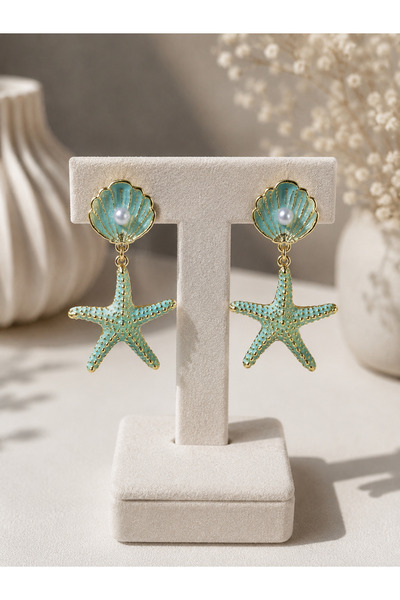 EL YAPIMI Mineli Starfish Women's Earrings