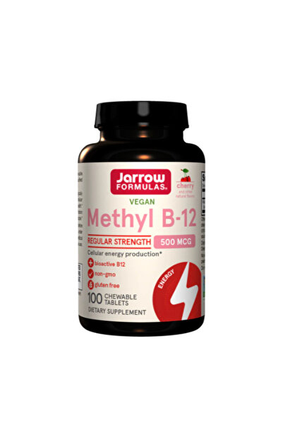 Jarrow Formulas Metil B-12 500 Cireșe 100 Comprimate Masticabile