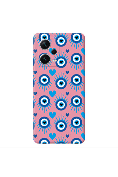 Other Xiaomi Poco X5 Heart Eye Pink Colored Silicone TPU Θήκη