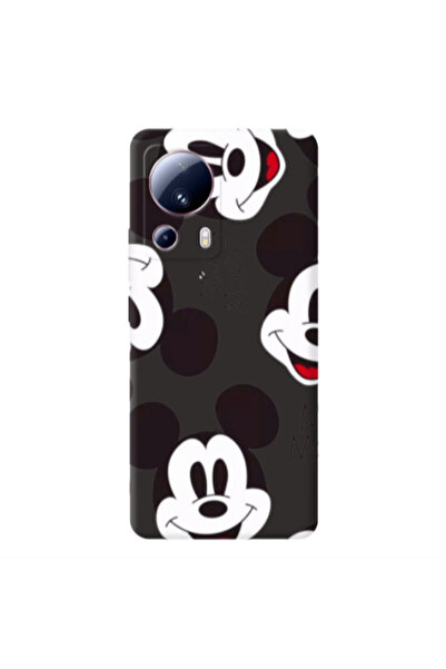 Other Xiaomi Mi 13 Lite Mickey Mouse Black Colored Silicone TPU Θήκη
