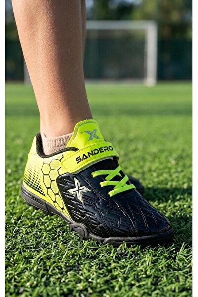 KANTEX Children's Velcro-Strapped Elastic-Laced Football Shoes Rascoon205