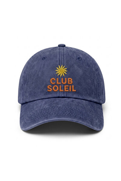 Tresore ''Club Soleil'' Embroidered Washed Hat /''Sun Club'' Embroidered Wash...