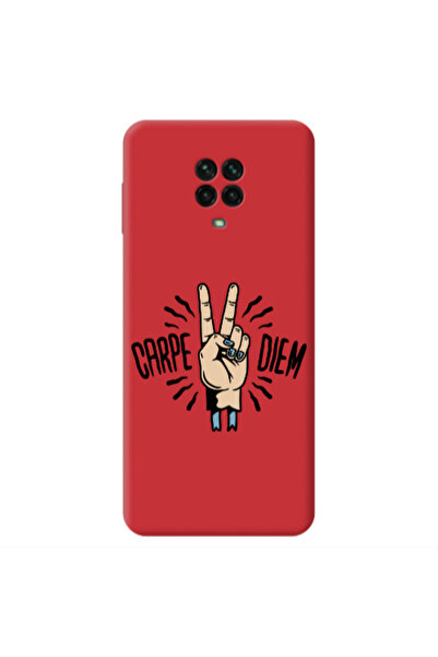 Other Xiaomi Redmi Note 9 Pro Carpe Two Diem Red Colored Silicone TPU Θήκη