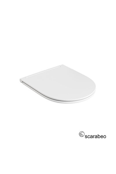SCARABEO Κάλυμμα Λεκάνης Τουαλέτας MOON 5520 Λεπτό Με Απαλό Κλείσιμο Περλέ (Λ...