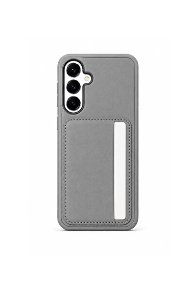 Mopal Cardx Samsung S25 Uyumlu Kendiliğinden Vegan Deri Kartlıklı Kamera Koru...
