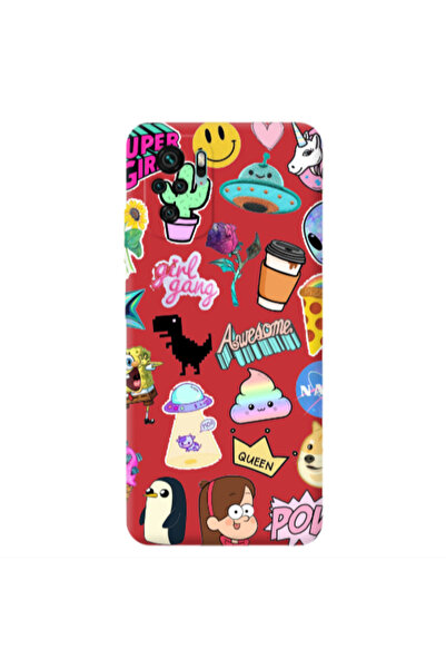 Other Xiaomi Redmi Note 10S Cartoon queen Red Colored Silicone TPU Θήκη
