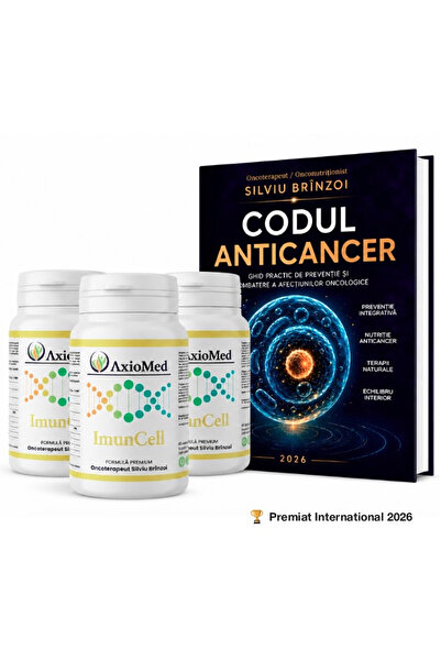 AxioMed Pachet 3 x ImunCell + cartea Codul Anticancer (copertă nouă)