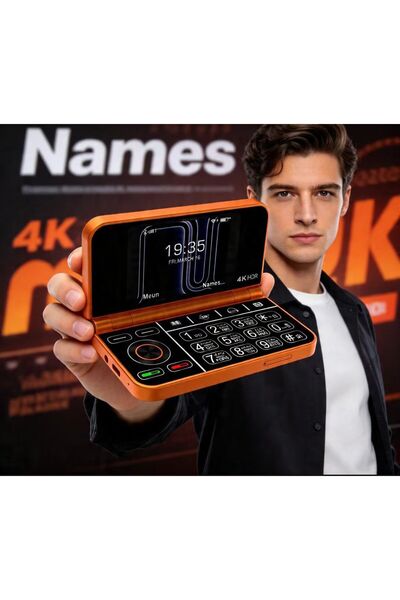 essentialneedforall 2G GSM Dual Screen Flip Phone 2.8 Inch+2.4 Inch Keypad Mo...