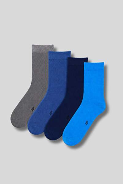 Ada Çorap & İç Giyim Men's 4-Pack Bamboo Medium Length Socks