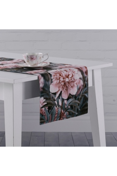 home&you FLOSANA traversă de masă cu flori 35x180 cm