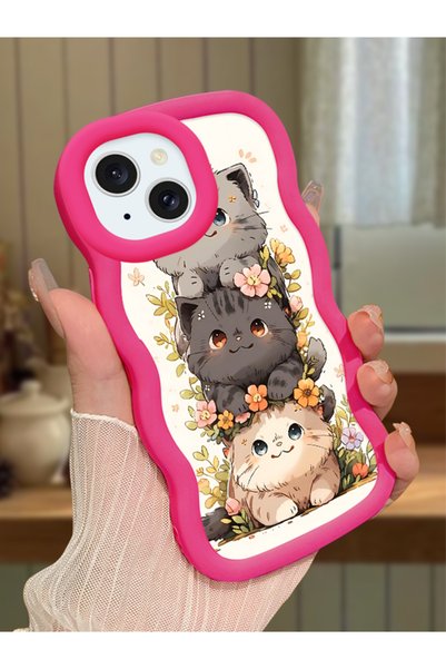 Hontinga حافظة متوافقة مع هاتف iPhone 15 Plus، حافظة حماية للكاميرا من السيلي...