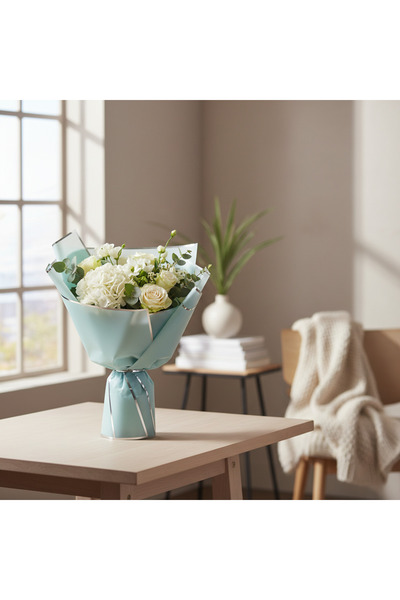 OEM Celofan pentru Flori Plastic Albastru 57x57 cm