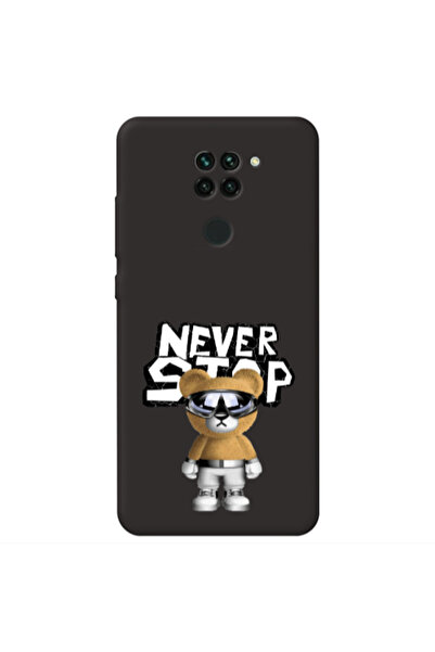 Other Xiaomi Redmi Note 9 Never stop Black Colored Silicone TPU Θήκη