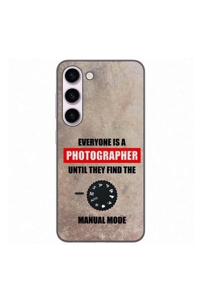 OEM Θήκη συμβατή με Samsung Galaxy S23 από σιλικόνη gel TPU με σχέδιο φωτογράφου