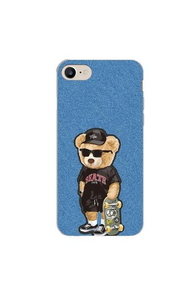 OEM Θήκη συμβατή με Apple iPhone 7, 8, SE 2020, από σιλικόνη gel TPU, με σχέδ...