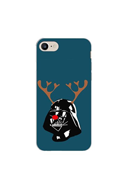 OEM Калъф, съвместим с Apple iPhone 7, 8, SE 2020, силиконов гел TPU, с колед...