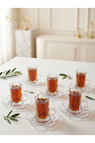 Lavin lotus çay seti 12 parça