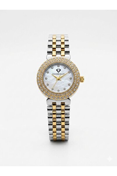 FANDER BLUE Vander Blue Classic Women's Wristwatch with Crystal-Embellished S...