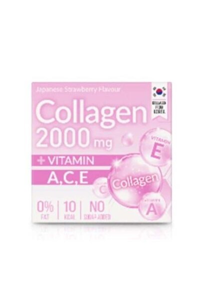 Fresh doze Collagen 2000 + Vitamins A, C, E - Strawberry Flavor - 12 Boxes