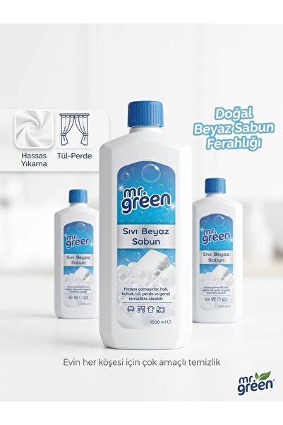 Mr Green Liquid White Soap 1 Lt