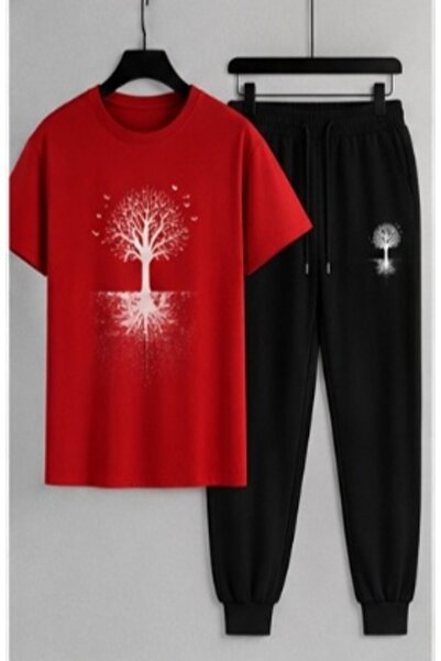 COZYWEAR Unisex Oversize Shorts Set Short Sleeve T-Shirt Comfortable Fit Summ...