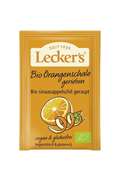 Lecker's Coaja de portocala rasa fara gluten,