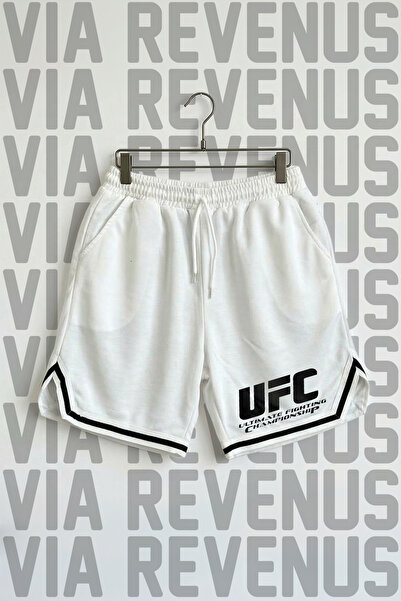 Vordevia Ufc Ultimate Printed Unisex Vortex Fabric Sports Training Shorts wit...