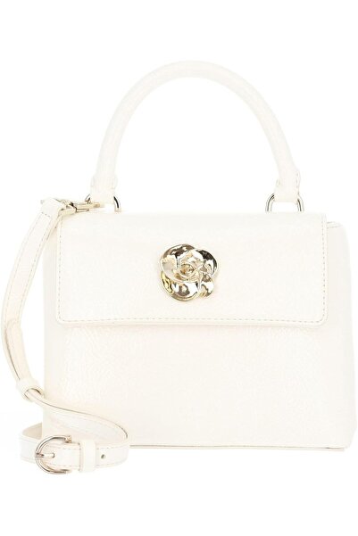 Ted Baker Women's Small Crinkle Bag S284041IVORYO/S with Rose Details, Ivory