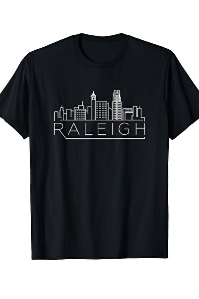 212Wear Raleigh NC City Skyline for Men Women - 220Gsm Heavyweight Pure Retro...
