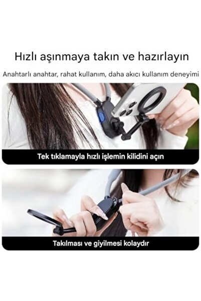 Yıldızan Edl Shop Magnetic Neck Type Flexible Phone Holder – Compatible for H...