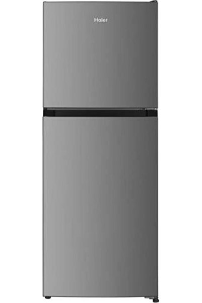 Haier Two-Door Refrigerator, 196 Liters, 6.9 Cubic Feet, Silver - HRF-220 NS