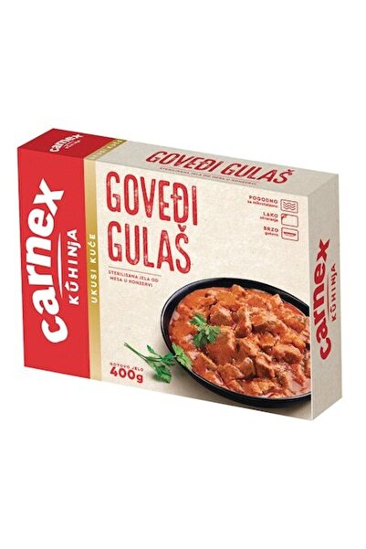 carnex Gulas de vită în sos picant 400g, mancare gata preparată, gata de consum