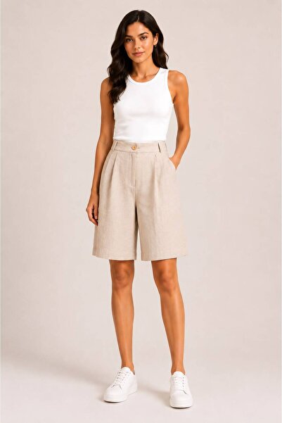 Rouge basıc 100% Cotton Premium Quality City Shorts