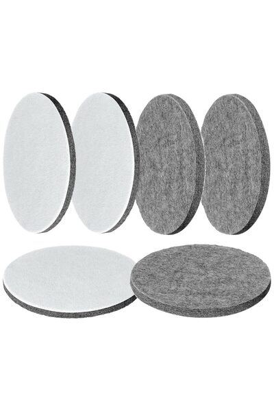 OEM 6 bucăți discuri de lustruire din pâslă de 125mm, compatibile cu șlefuito...