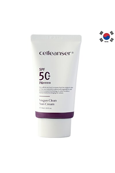 celleanser Cremă coreeană SPF 50+ cu Ceai Negru, Panthenol și Acid Hialuronic...