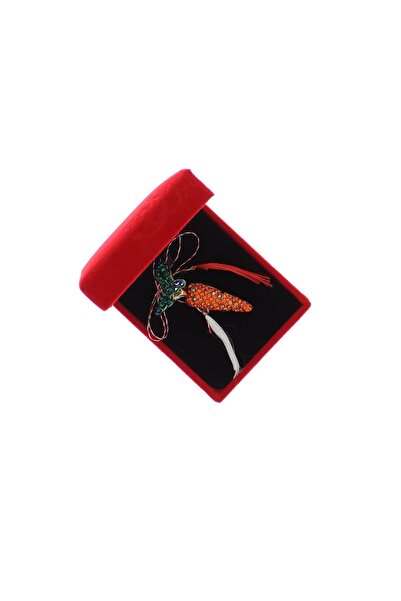 ButicCochet Accesoriu pentru femei, Broșă, metal, Buticcochet, 6x1.5 cm, mode...