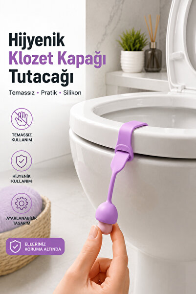 Fresh Moon Tuvalet Kapağı Kaldırma Aparatı Klozet Kapak Tutucu Hijyenik Yapış...