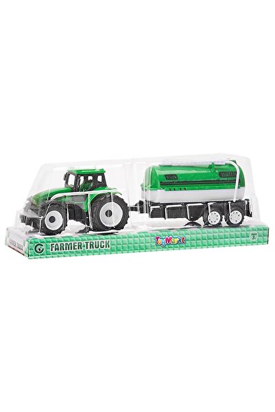 ToyMarkt Τρακτέρ με μηχανισμό οπισθοδρόμησης και ρυμουλκούμενο 22x7x6εκ. 902338