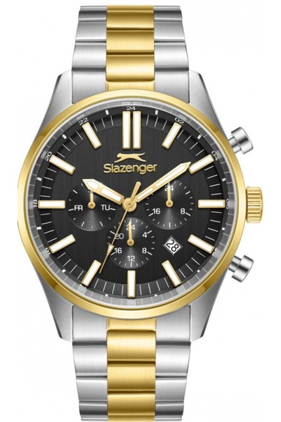 Slazenger Ceas de modă pentru bărbați SL.09.2502.2.05 — auriu