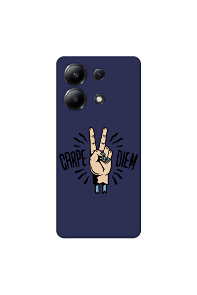 Other Xiaomi Redmi Note 13 4G Carpe Two Diem Dark blue Colored Silicone TPU Θήκη