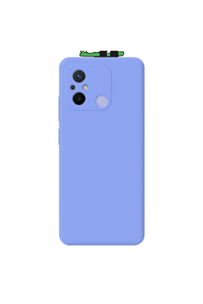 Other Xiaomi Redmi 12C Lazy panda Light Purple Colored Silicone TPU Θήκη