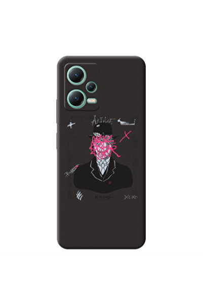 Other Xiaomi Redmi Note 12 Pro 5G Awes Black Colored Silicone TPU Θήκη