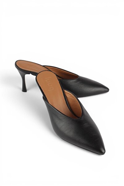 luuq shoes Papuci cu toc înalt pentru femei MYRA cu vârf închis