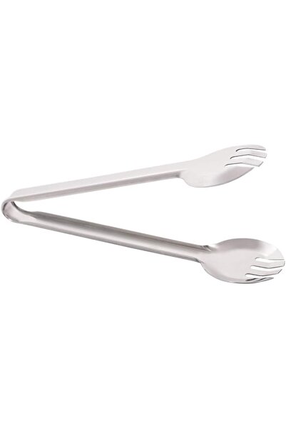 The Bros Stainless Steel Tong, Silver , 24 cm, HKT001, Cooking Tongs , Salad ...