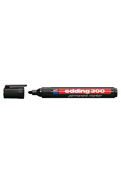 Edding ανεξίτηλος μαρκαδόρος 300, 1.5-3mm, επαναγεμιζόμενος, μαύρος