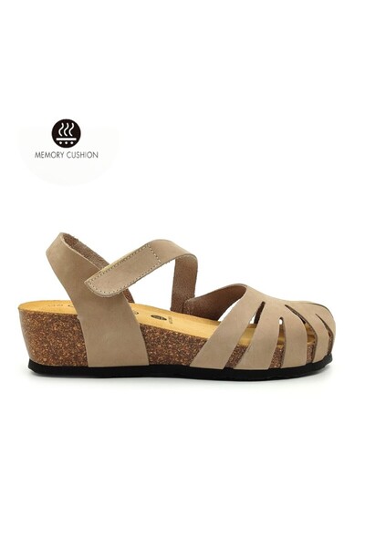 PLAKTON 826139 Nobuck Taupe